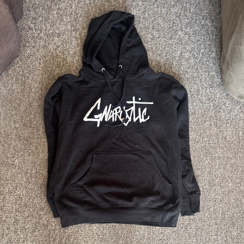 Gnarcotic Black Hoodie for Men